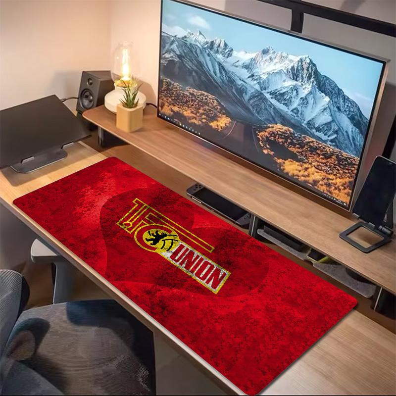 1.FC Union Berlin Print  Cushion Non-slip Laptop Tablet Big Mousepad XXL Mat Mini PC Playmat With Lock Edge