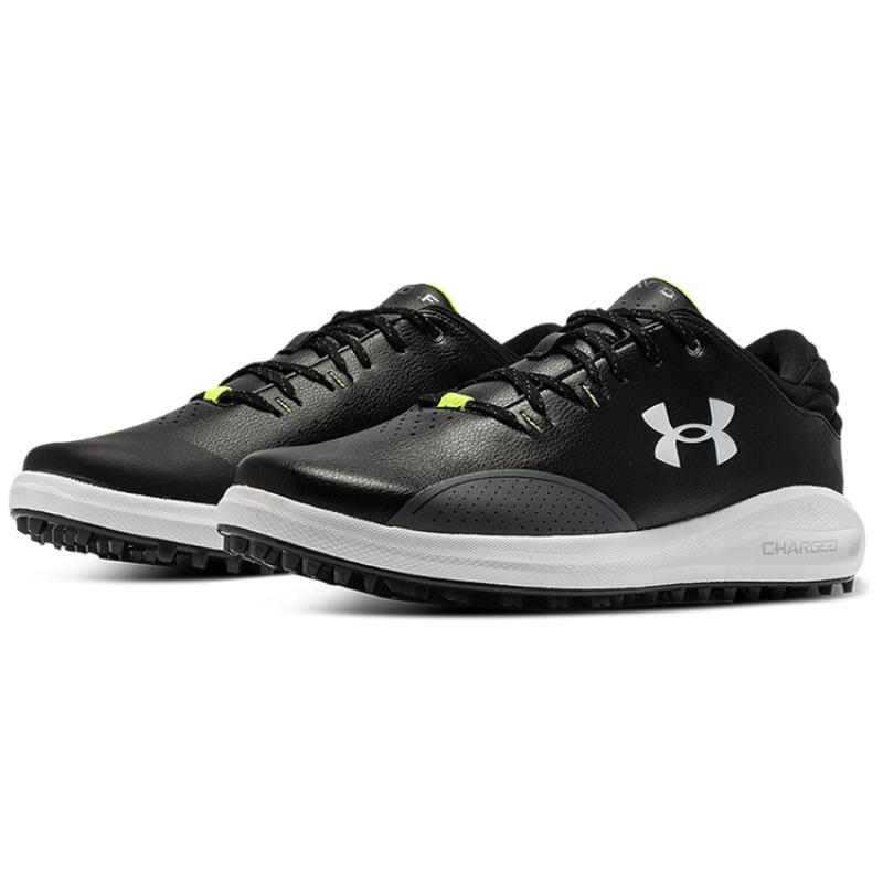 Under Armour Draw Sport Spikeless Running Shoes Wide E Black Sneakers 3024563-001