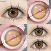 FUNSACHY NEW Contact Lenses 2pcs Natural Korea Contacts Lenses for Eye Cosmetic Color Contact Lens Makeup Black Gray Beauty Pupil Brown Colorful Eyes