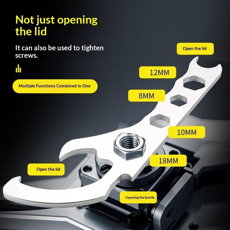 Multifunctional Metal Bucket Opener With Labor Saving Design And Hex Wrench Holes For Home Paint Can Use