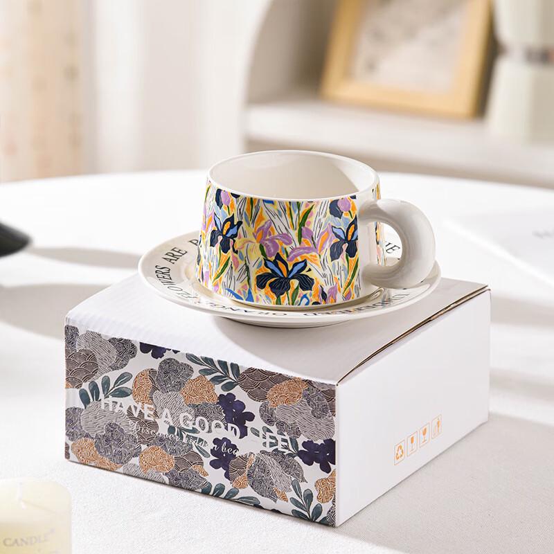 Dream Garden Coffee Cup and Saucer Set