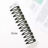 12/20Pcs Colorful Metal Snap Hair Clips 2 Inch Black Barrettes for Women Styling Non-Slip Waterdrop BB Hairpins Accessories