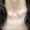 Gold Five-Petal Flower Rhinestone Pendant Necklace - Light Luxury Clavicle Chain Jewelry for Women