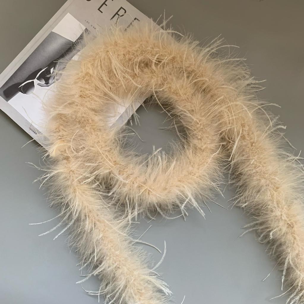 Colored Feather Strips, Ostrich Hair, Top Strips, Dance Costumes DIY Decorative Materials, Clothing Accessories