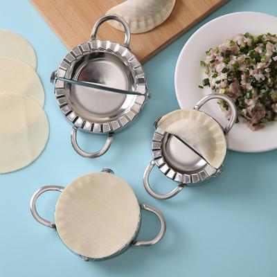 Výrobník knedlíků 3 v 1 z nerezové oceli Empanada Press Mini Forma na koláč Multifunkční tortilla svorka do kuchyně