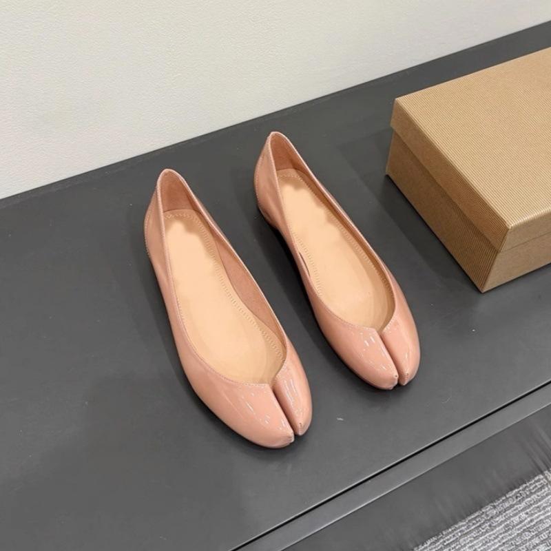 QSDD joint model~ red bottom tabi mesh rhinestone 2cm inner height increase sub-toe single shoes women's pig's trotters shoes casual versatile