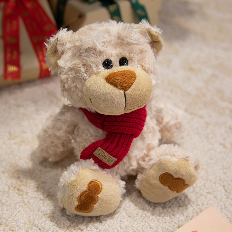 Cross Border 8 Inch Grabber Doll Teddy Bear Doll Birthday Gift Scarf Bear Doll Bear Plush Toy