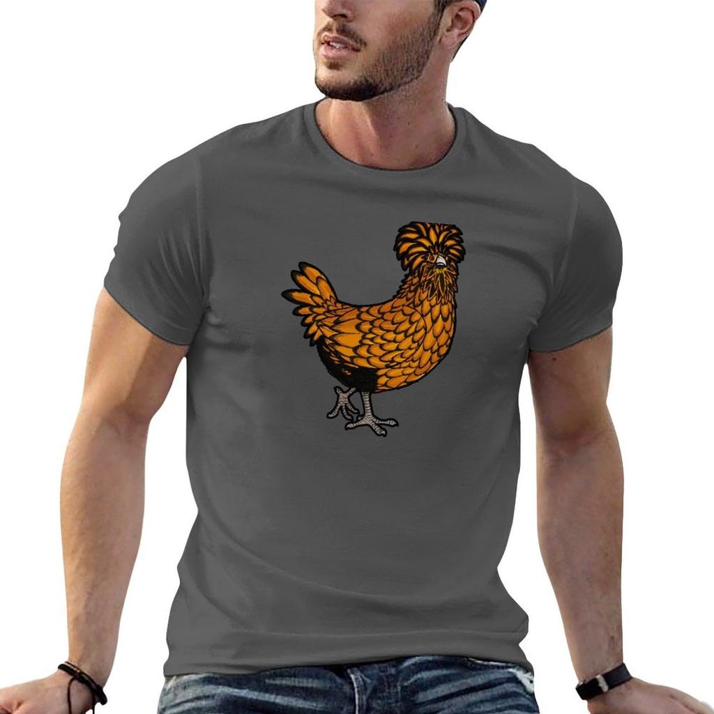 Goldenlaced Polish Chicken Tshirt Casual All Match Short Sleeve Tshirt