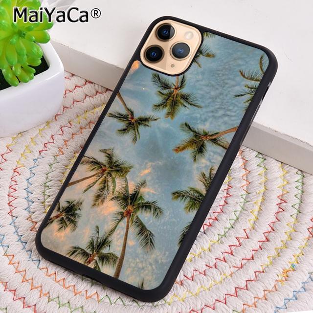 sunset palm trees Phone Case For iPhone 17 Air 16 pro max 15 14 plus 12 13 Shell Cover coque