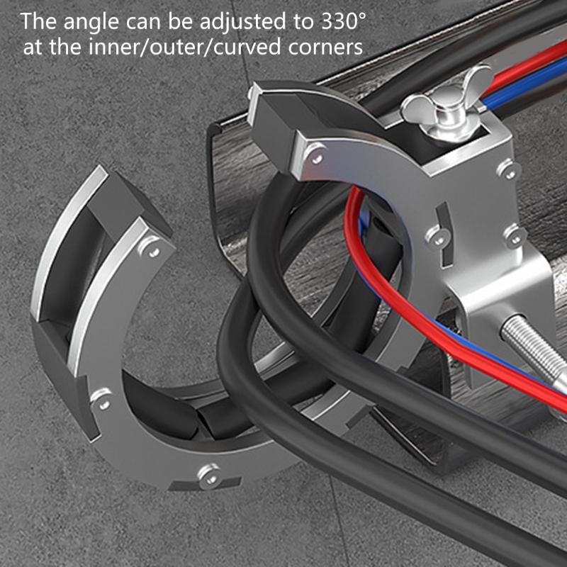 Upgrades Steel Bridge Mount Cable Pulley 65mm Large Opening Smooth Spindles Roller for Electrical Conduits Installation