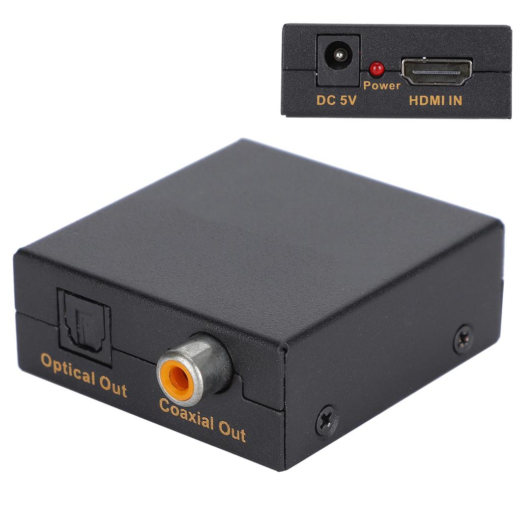 HDMI Vstup na SPDIF Koaxiálny Výstup Konvertor alebo Extractor Adaptér pre Prehrávač Počítač