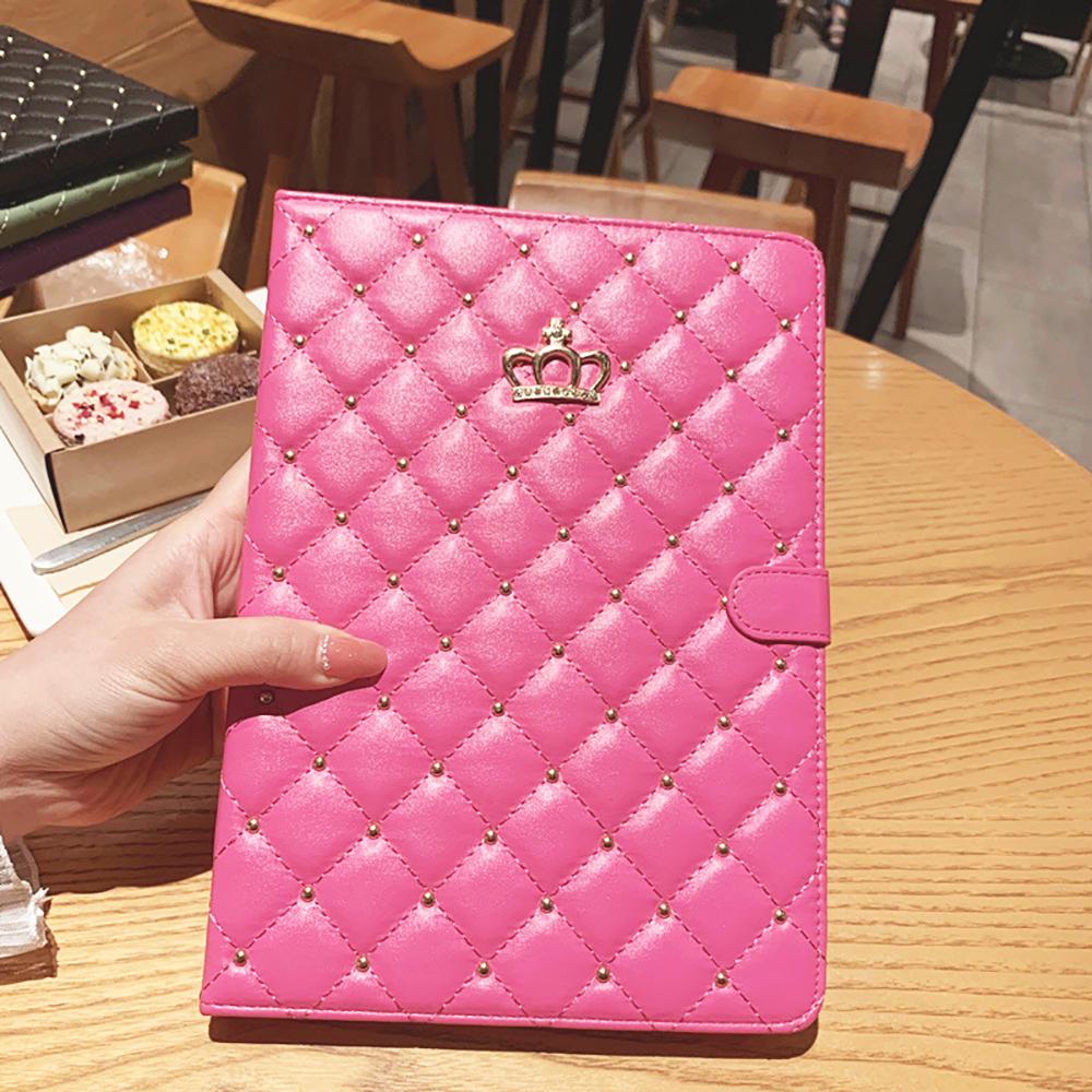 

Чохол Funda для iPad 7-го 8-го 9-го 10-го поколінь iPad Air4 Air5 iPad Pro11 Air11 A16 Шкіра ягняти Підставка Розумний чохол iPad 9.7 2017 2018 Coque iPad 9.7 2017 2018 рожевий червоний колір