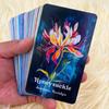 12*7cm Flower Wisdom Oracle Deck, Plant Spirit Oracle Cards for Beginners, Psychological Insight, Nature Oracle 56 Pcs Cards