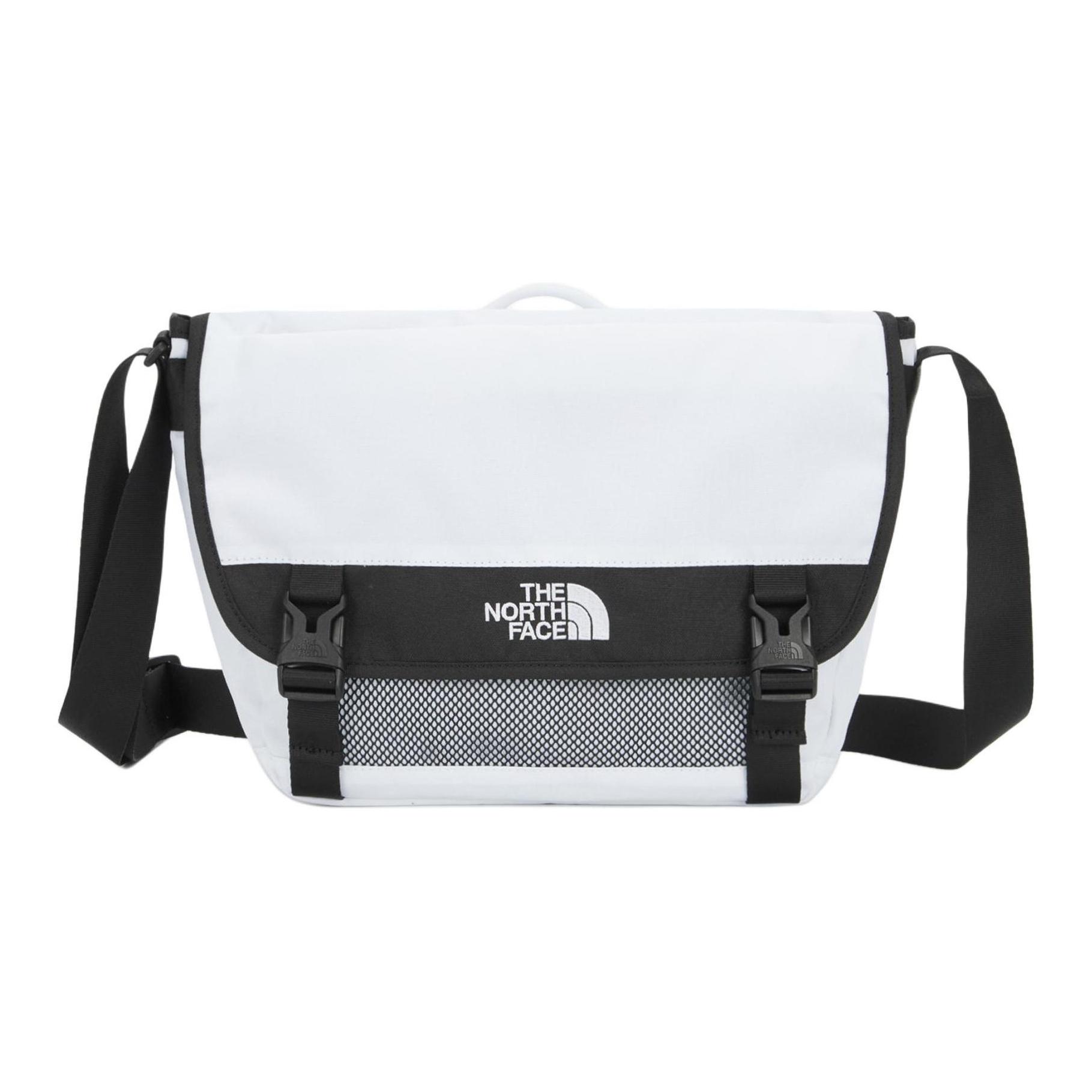 The North Face 9L Brand Logo Simple Casual Shoulder Crossbody Outdoor Bag Unisex bags White Black NN2PQ01L White,Medium