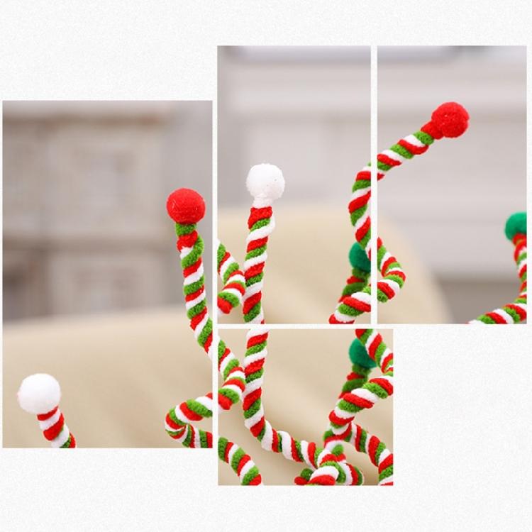 Set of 6 Christmas Bells Decorative Picks Brightly Colored Christmas Bells Inserts Branch for Party Decoration