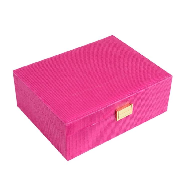 Spacious Organizers with Protective Dividers Spacious Plush Jewelry Case Display Stand for Rings Earrings Bracelets