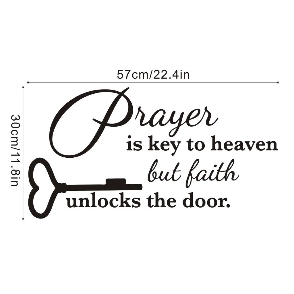 Yy537 Personalized And Creative English Love Key Wall Sticker Living Room Bedroom Decorative Wall Sticker Large Quantity Can Be Negotiated