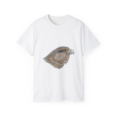 Adlerkopf Auge Brauner Vogel Schnabel | Individuelles Grafik-T-Shirt
