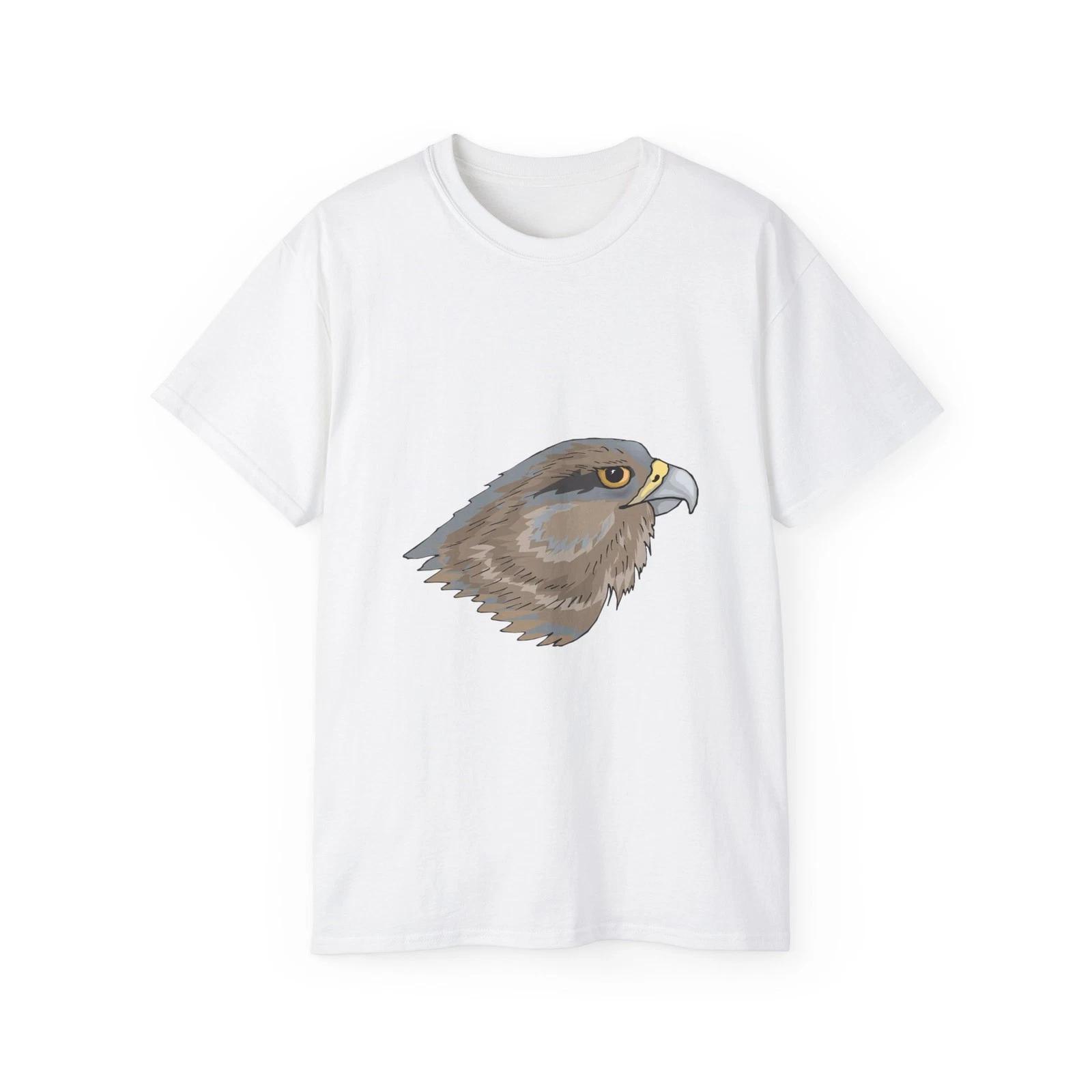 Eagle Head Eye Brown Bird Beak | Custom Graphic T-Shirt 2XL