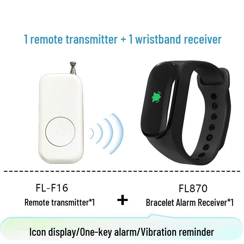 CNMF Emergency Alert System with Vibrating Wrist Receiver