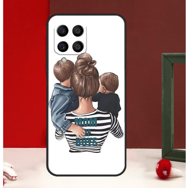 Baby Mama Dochter Meisje Zoon Papa Hoesje Voor Samsung Galaxy M12 M32 M52 M06 M16 M36 M56 M33 M15 M55 M31 M13 M14 M53 M35 M34 M54