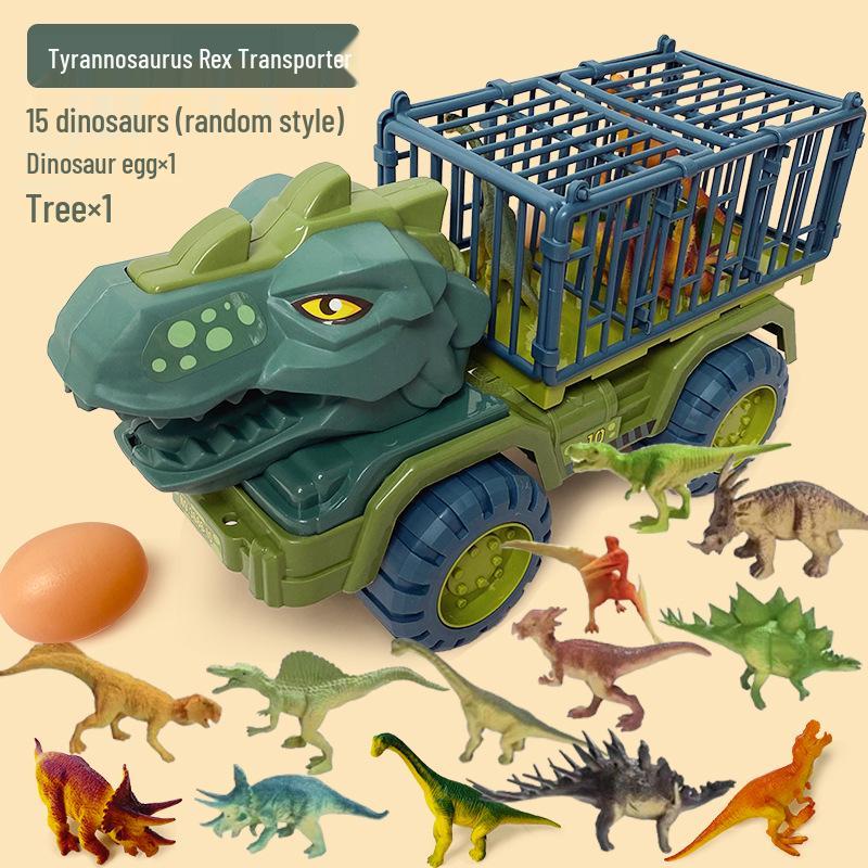 Dinosaurier Bagger Spielzeug: Tyrannosaurus Rex Transportfahrzeug für Kinder