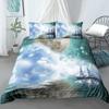 Beautiful Scenic Duvet Cover Set 3D Landscape Bedding Set Polyester Comforter Cover King Queen Twin Size for Kids Boys Girls