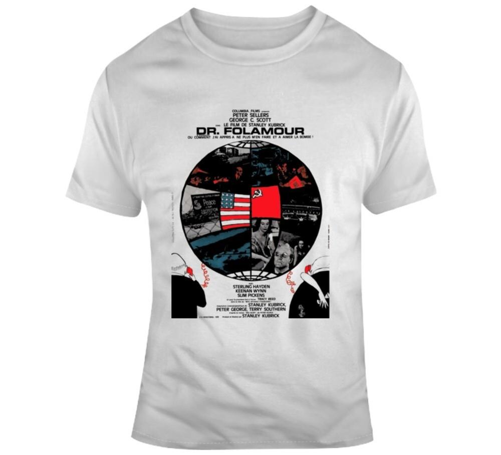 DR. STRANGELOVE Movie Poster Stanley Kubrick French Print Movie Fan T Shirt Unisex T-Shirt XXXXL
