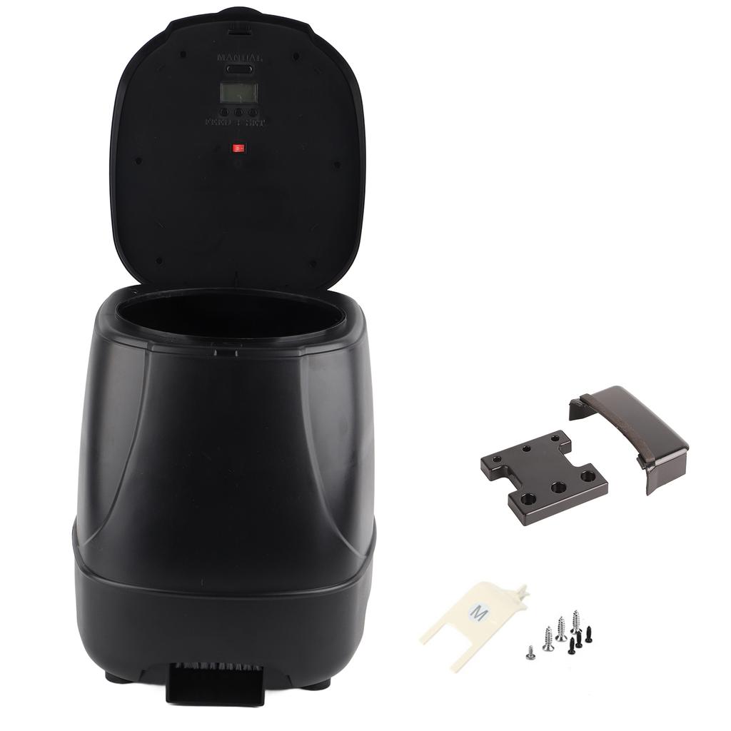 Outdoor Automatic Fish Feeder Fish Feeding Dispenser Timer for Pond Aquarium (Without Battery)