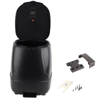 Distributeur Automatique de Nourriture pour Poissons d'Extérieur Minuteur pour Bassin Aquarium (Sans batterie)
