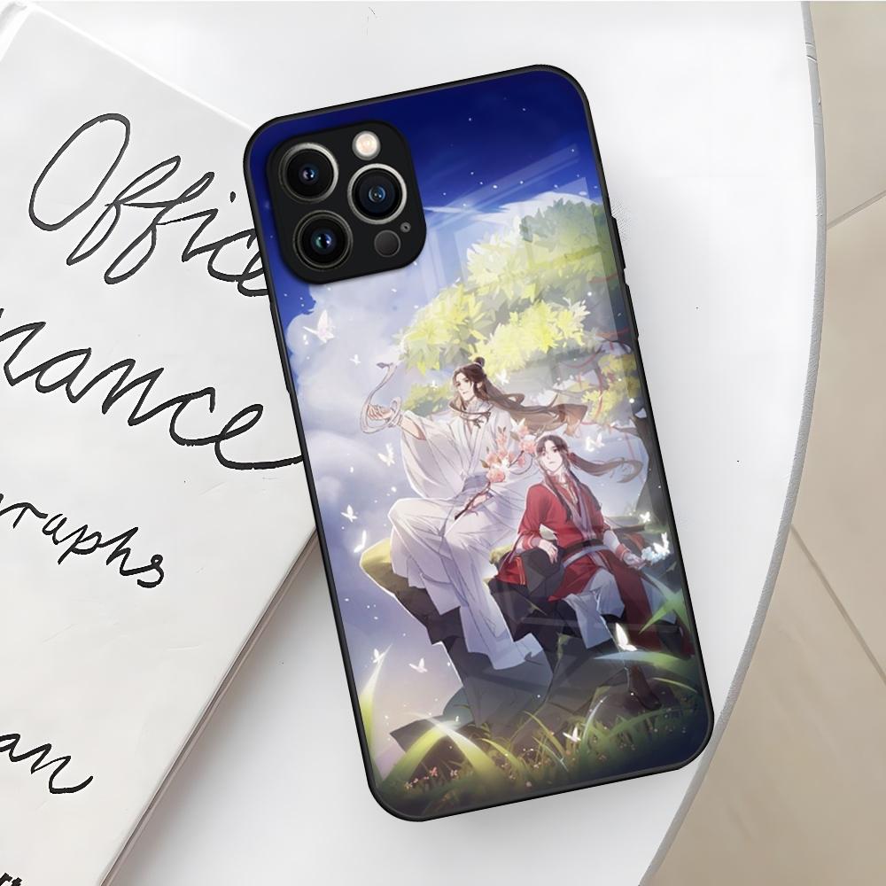 Heaven Official S Blessing Phone Case for Iphone 17 16 Air 15 14 12 11 13 Pro Max Mini X Xr Xs Se Puls Glass Cover