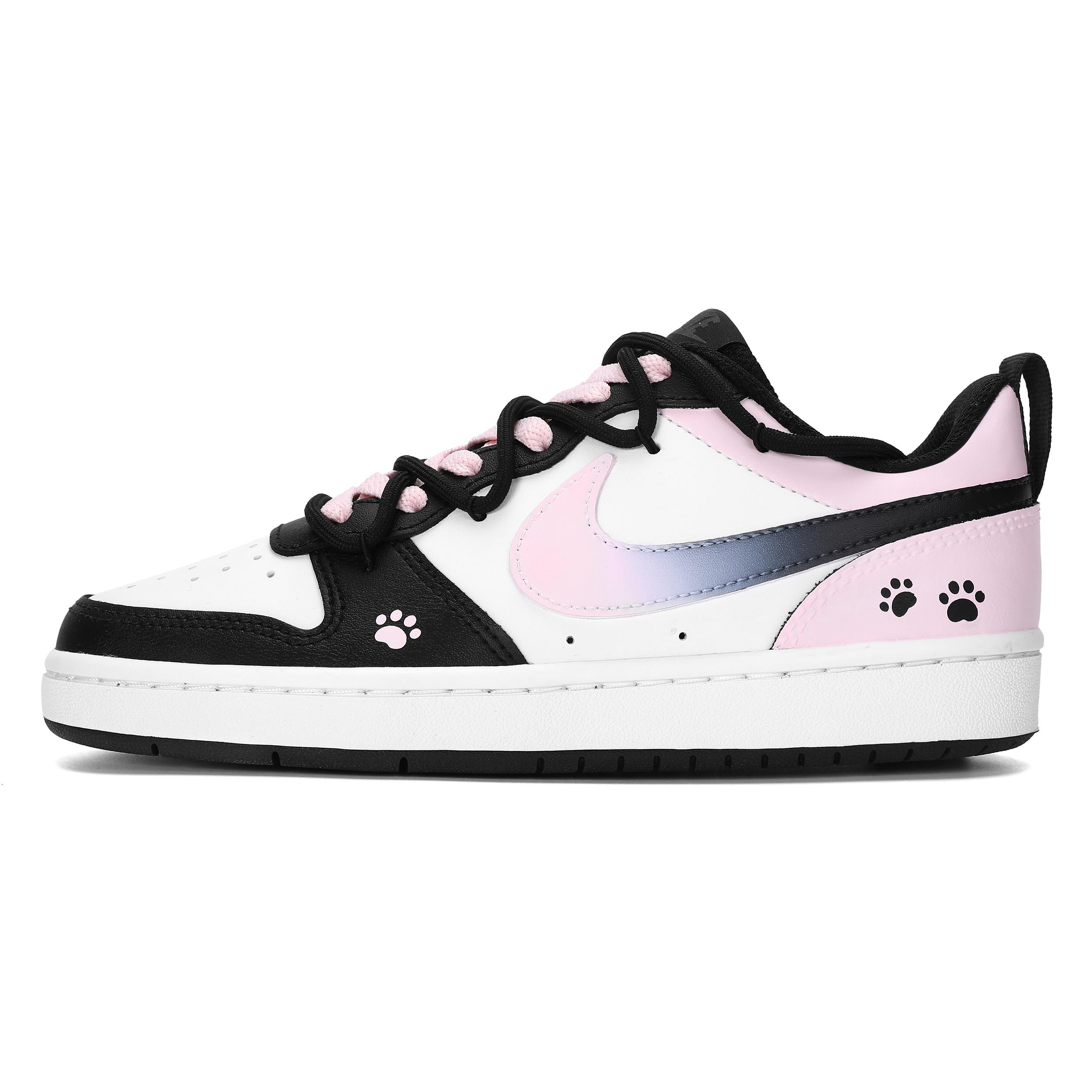 Кроссовки Nike Court Borough Skateboard Женские Низкие Розовые BQ5448-115(Команда943-) 36