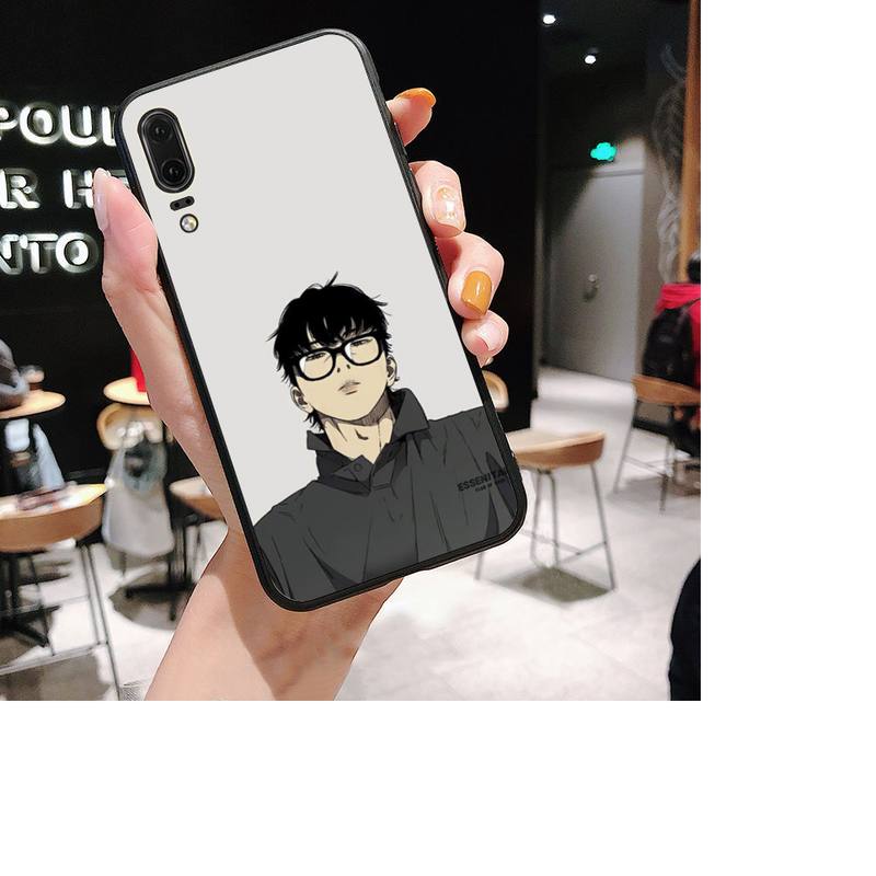 

Милый чехол для телефона с ветровкой Webtoon для Huawei P20 P30 P10 plus P8 lite P9 lite, чехол для Psmart 2019 P20 pro P10 lite P8 lite 2017