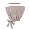 Solid Color Elastic Tie-Back Modal Undercap Hijab Scarf Adjustable Kufi Cap