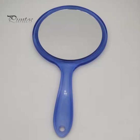 Cosmetic Mirror Makeup Clear Image Comfortable Grip Good Reflection Cosmetics Vanity Burr Free Double-Sided Handheld Magnifying Gift Supply Carry on