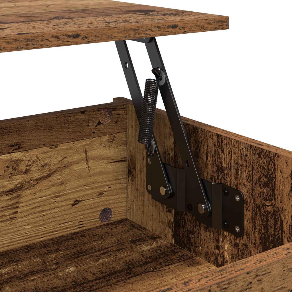 Coffee Table Reclaimed Wood 80 x 50.5 x 41.5 cm Engineered Wood