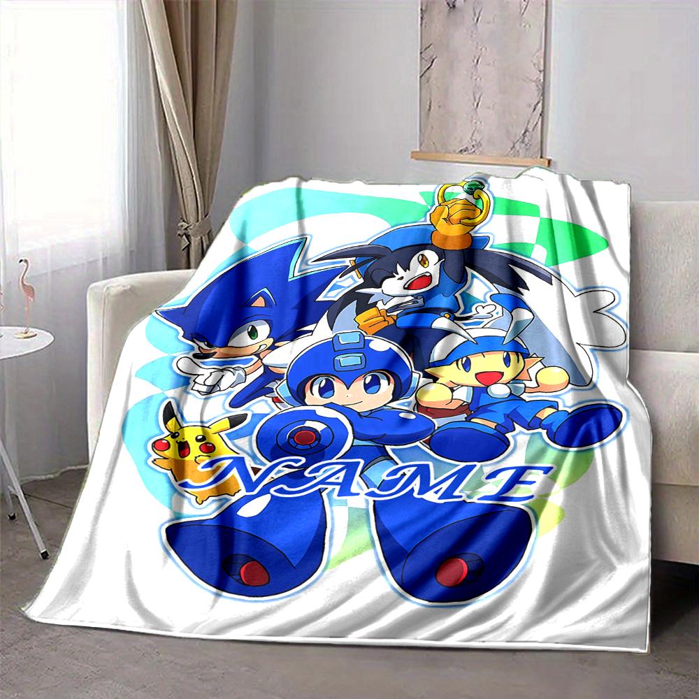 Custom 1pc Superhero Team Adventure Blanket, Soft And Comfortable Blanket, Casual Warm, Camping Travel Blanket, Birthday Gift Q91335