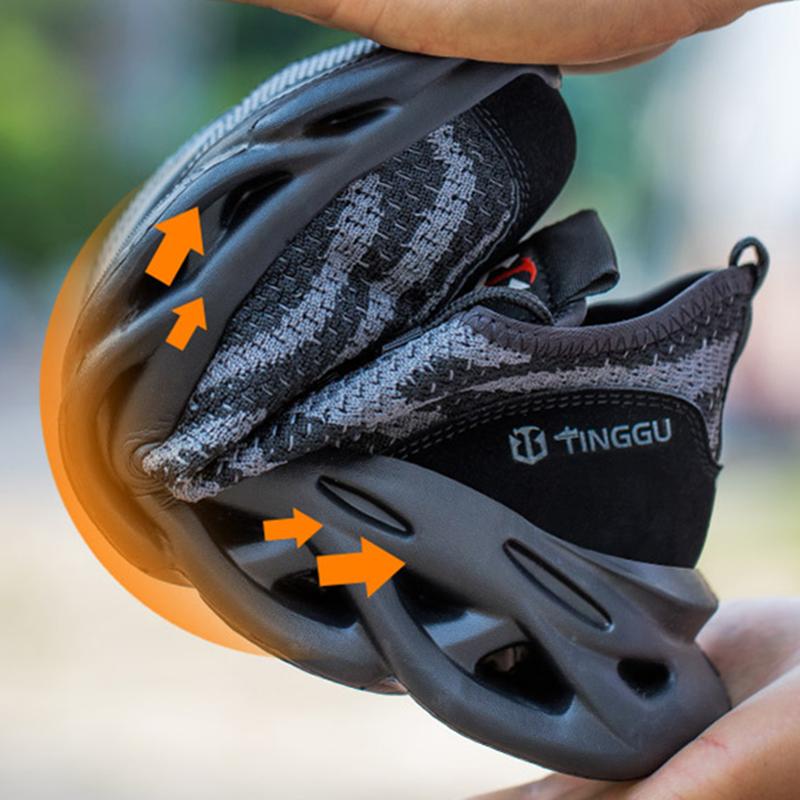 Holfredterse Lightweight Men'S Work Shoes Sneakers Puncture-Proof Indestructible Work Boots Construction Boots 1688-Tg-16