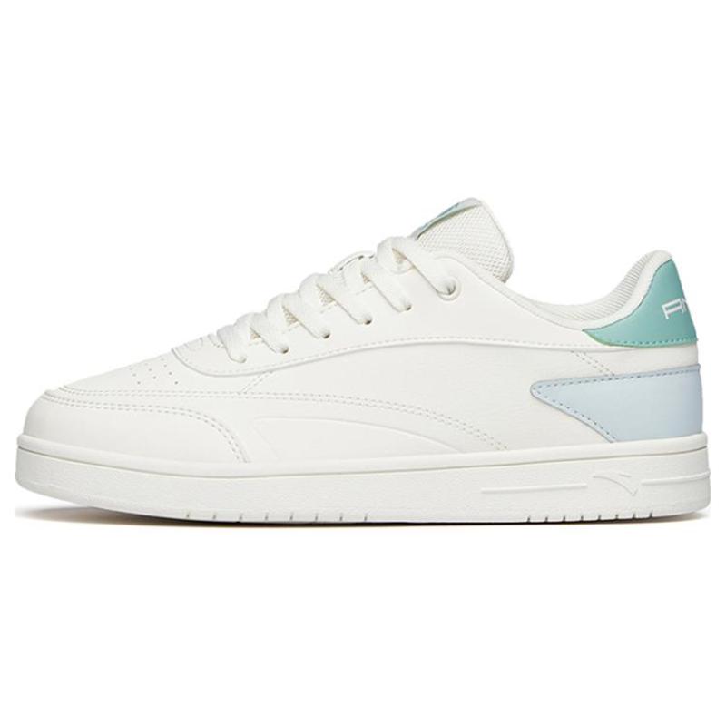 

Anta Life Collection Anti Slip Wear Resistant Low Top Skateboard Shoes Women s White Blue Sneakers 922038031R-10 36.5