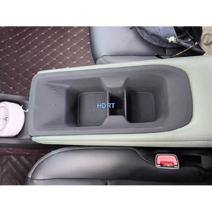 Car Styling Central Console Armrest Storage Box Organizer Water Cup Holder Pad Cover Accessories For Chevrolet Spark EUV 2024 +