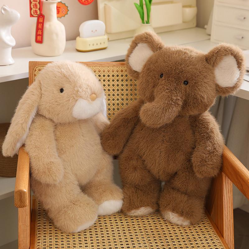 Cute Large-eared Bunny Plush Doll Soft Stuffed Toy Perfect For Kids Bedtime Snuggles