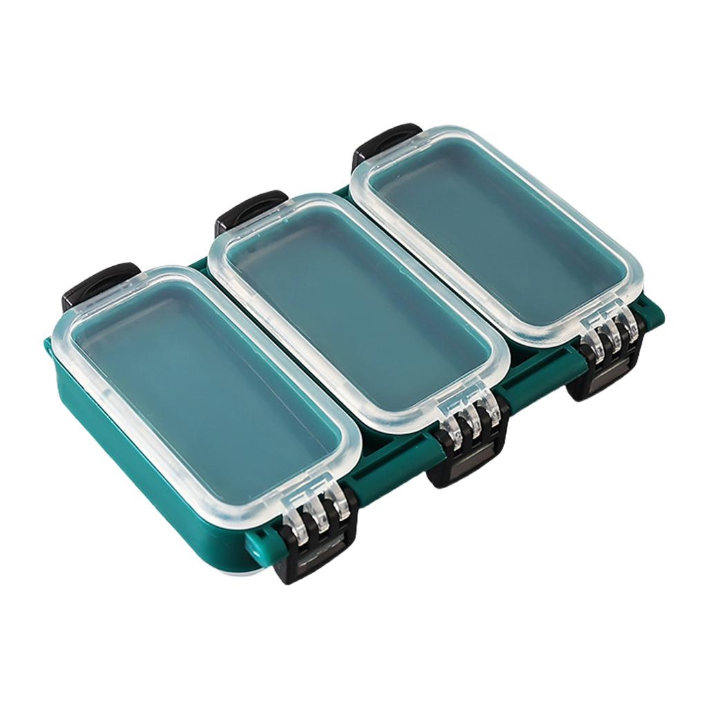 Fishing Lures Hooks Storage Container Double Side Fishing Accessory Case Fishing Tackle Storage Box Multi Compartment
