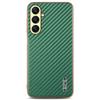 AZNS For Samsung Galaxy A26 5G Case Electroplating Carbon Fiber Texture PU + TPU Phone Cover