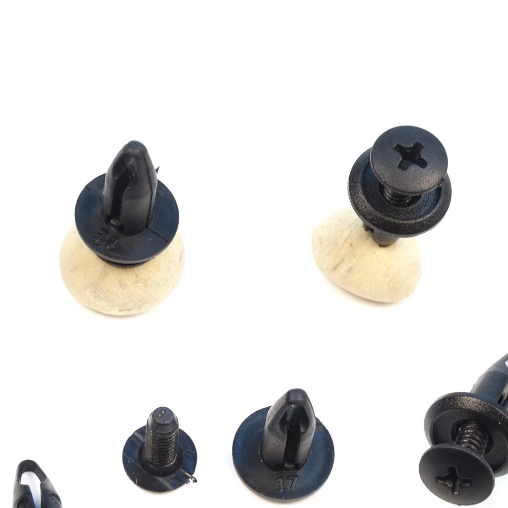 ECF5078 10 Pieces Push-Type Retainer Fastener Fixing Clips for Ford Focus Mondeo Transit Ka Connect Custom W703243-S300 1060989