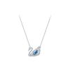 Swan Blue Rhodium Necklace 5533397 – Elegant Jewelry for a Sophisticated Look