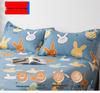 Set of Two 100% Cotton Large Pillowcases, Thick 48x74cm for Home Use
