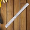 300mm/500mm Stainless Steel Ruler Straight Edge Ruler with Inch & Metric Centimeter Millimeter Ruler Precision Measuring Ruler