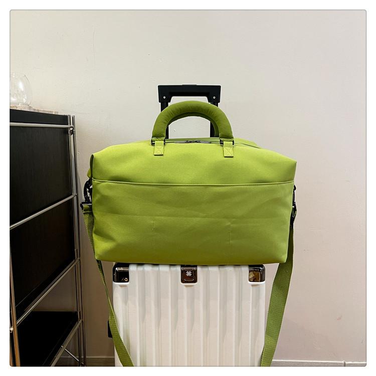 

Dry and wet separation fitness bag short-distance business trip travel bag women s 2025 new large-capacity messenger shoulder bag yoga bag зелений