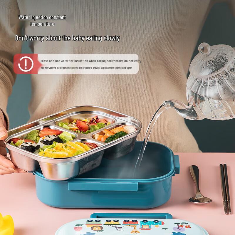 Cartoon 316 Stainless Steel Insulated Kids Lunch Box