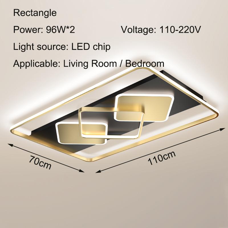 New LED Indoor Ceiling Lamp Home Bedroom Living Room Ceiling Lamp Modern Simple Villa Room Lighting Decoration Light